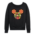 thumbnail image 1 of Mickey & Friends - Mickey Treat - Women's Lightweight French Terry Long Sleeve Shirt, 1 of 5