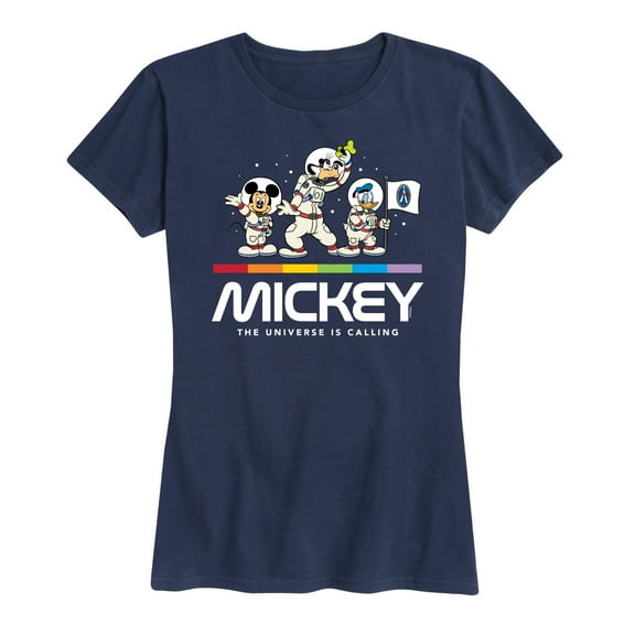 Mickey & Friends - Mickey Universe Calling - Women's Short Sleeve Graphic T-Shirt