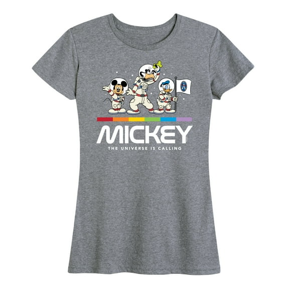 Mickey & Friends - Mickey Universe Calling - Women's Short Sleeve Graphic T-Shirt