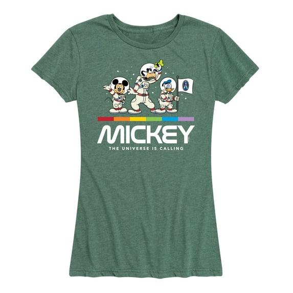 Mickey & Friends - Mickey Universe Calling - Women's Short Sleeve Graphic T-Shirt