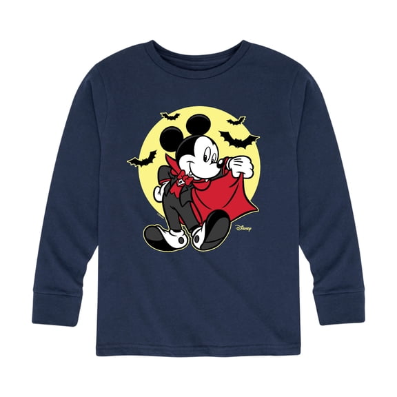Mickey & Friends - Mickey Vampire - Toddler And Youth Long Sleeve Graphic T-Shirt