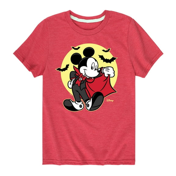 Mickey & Friends - Mickey Vampire - Toddler And Youth Short Sleeve Graphic T-Shirt