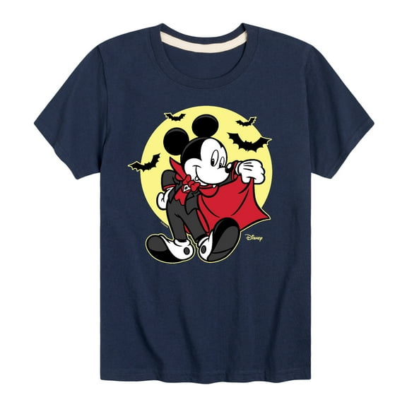 Mickey & Friends - Mickey Vampire - Toddler And Youth Short Sleeve Graphic T-Shirt