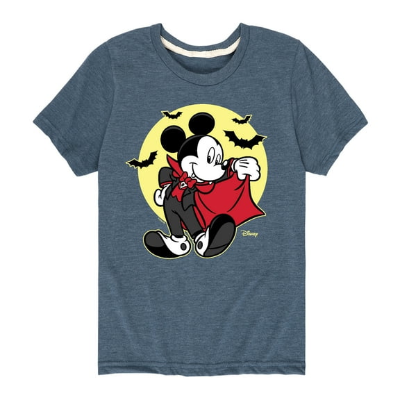 Mickey & Friends - Mickey Vampire - Toddler And Youth Short Sleeve Graphic T-Shirt