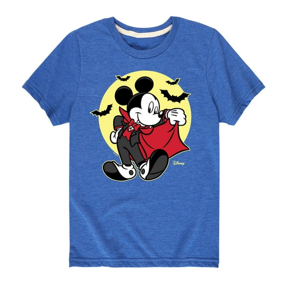 Mickey & Friends - Mickey Vampire - Toddler And Youth Short Sleeve Graphic T-Shirt
