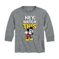thumbnail image 1 of Mickey & Friends - Mickey Watch This - Youth Long Sleeve Graphic T-Shirt, 1 of 5