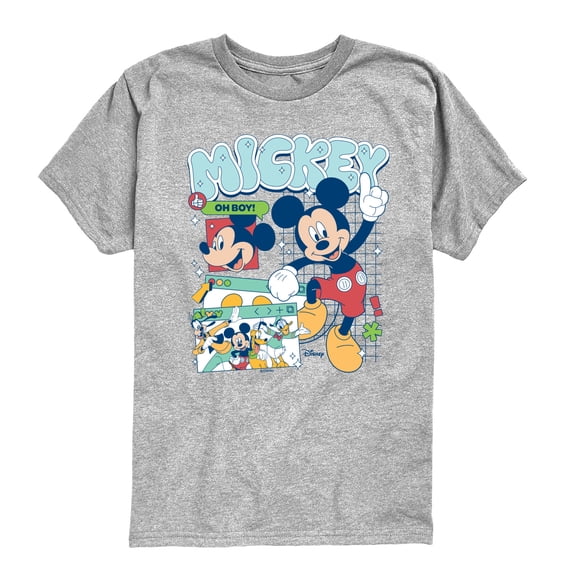 Mickey & Friends - Mickey - Youth Boys Short Sleeve Graphic T-Shirt