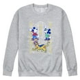 thumbnail image 1 of Mickey & Friends - Mickey and Minnie - Men's  Crew Neck Fleece Pullover, 1 of 4