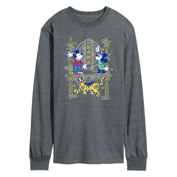 Mickey & Friends - Mickey and Minnie - Men's Long Sleeve T-Shirt