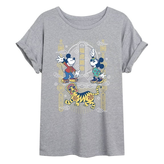 Mickey & Friends - Mickey and Minnie - Women's Oversized T-Shirt