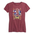 thumbnail image 1 of Mickey & Friends - Mickey and Minnie - Women's Short Sleeve Graphic T-Shirt, 1 of 5