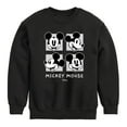 thumbnail image 1 of Disney - Mickey & Friends - Mickey's Expressions - Toddler And Youth Crewneck Fleece Sweatshirt, 1 of 5