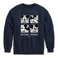 thumbnail image 1 of Disney - Mickey & Friends - Mickey's Expressions - Toddler And Youth Crewneck Fleece Sweatshirt, 1 of 5