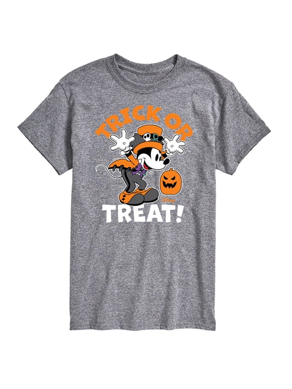 - Mickey Mouse Trick or Treat Men's Short Sleeve Graphic T-Shirt