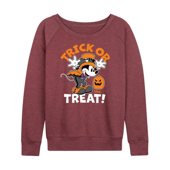 Mickey & Friends - Mickey's Halloween Costume - Women's Lightweight French Terry Long Sleeve Shirt