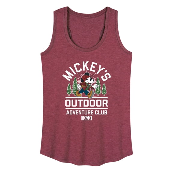 Mickey & Friends - Mickey's Outdoor Adventure Club - Women's Racerback Tank Top