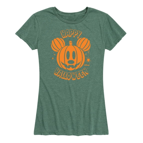 Mickey & Friends - Mickey's Pumpkin - Women's Short Sleeve Graphic T-Shirt