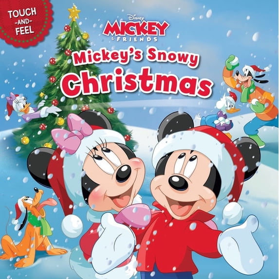 Mickey & Friends: Mickey's Snowy Christmas, (Board Book)