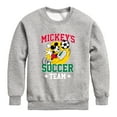 thumbnail image 1 of Mickey & Friends - Mickey's Soccer - Toddler And Youth Crewneck Fleece Sweatshirt, 1 of 5