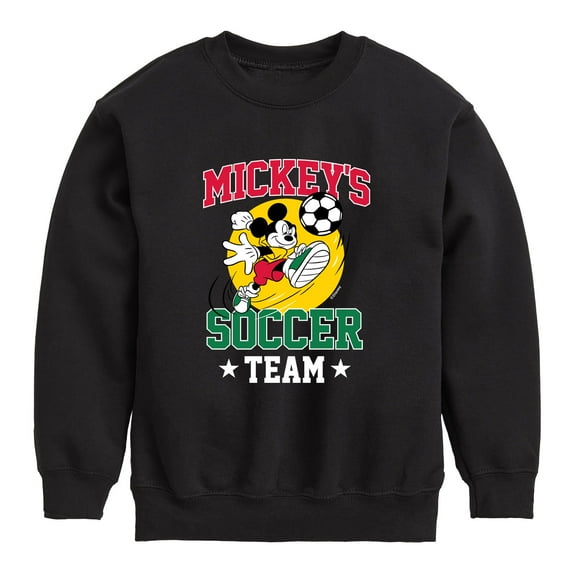 Mickey & Friends - Mickey's Soccer - Toddler And Youth Crewneck Fleece Sweatshirt