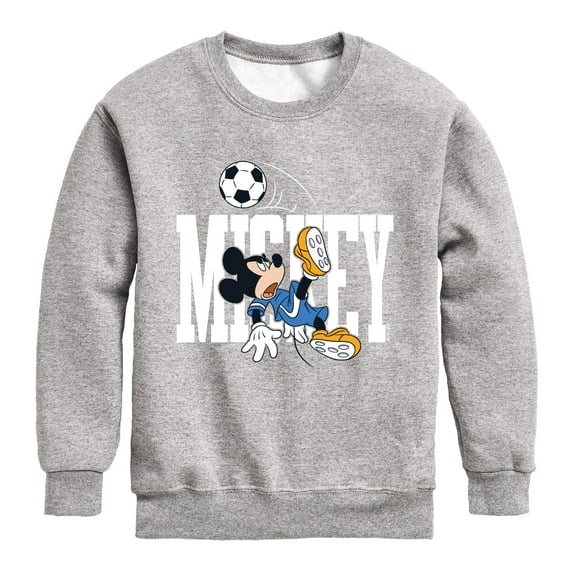 Mickey & Friends - Mickey's Soccer - Toddler And Youth Crewneck Fleece Sweatshirt