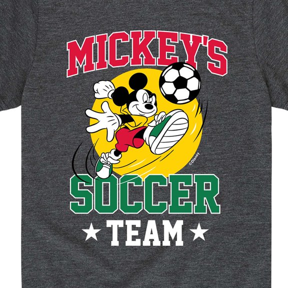 Mickey & Friends - Mickey's Soccer - Toddler And Youth Short Sleeve Graphic T-Shirt