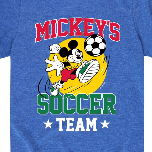 Mickey & Friends - Mickey's Soccer - Toddler And Youth Short Sleeve Graphic T-Shirt