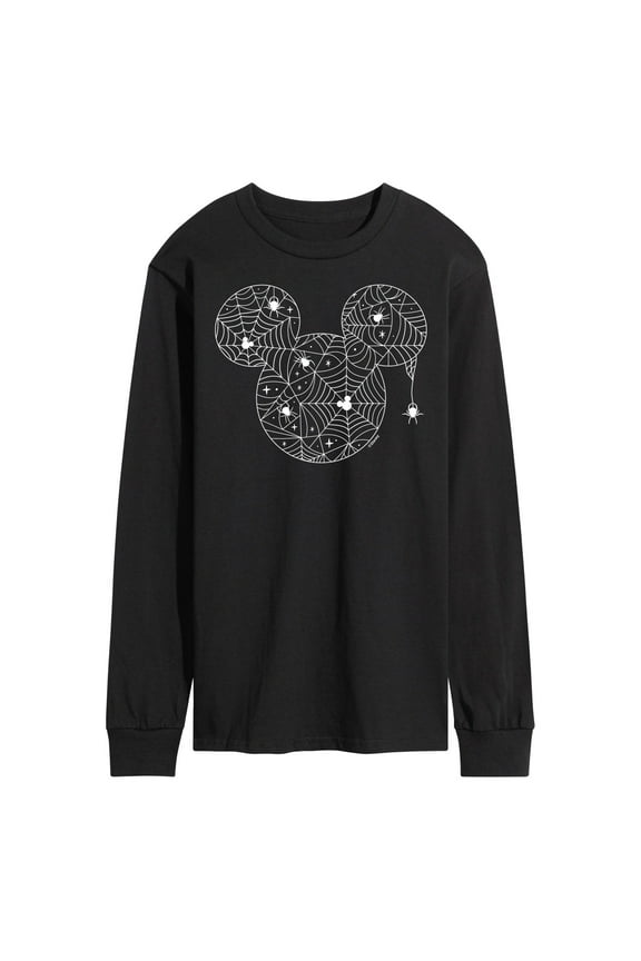 Mickey & Friends - Mickey's Spider Web Logo - Men's Long Sleeve T-Shirt