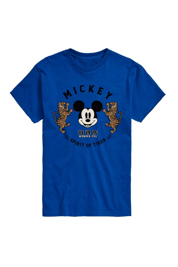 Mickey & Friends - Mickey's Spirit of The Tiger - Men's Short Sleeve Graphic T-Shirt