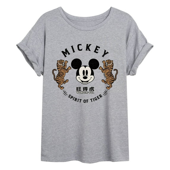 Mickey & Friends - Mickey's Spirit of The Tiger - Women's Oversized T-Shirt