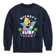 thumbnail image 1 of Mickey & Friends - Mickey's Surf Club - Toddler And Youth Crewneck Fleece Sweatshirt, 1 of 5