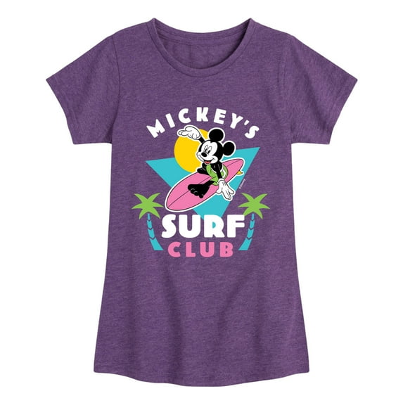 Mickey & Friends - Mickey's Surf Club - Toddler And Youth Short Sleeve Graphic T-Shirt