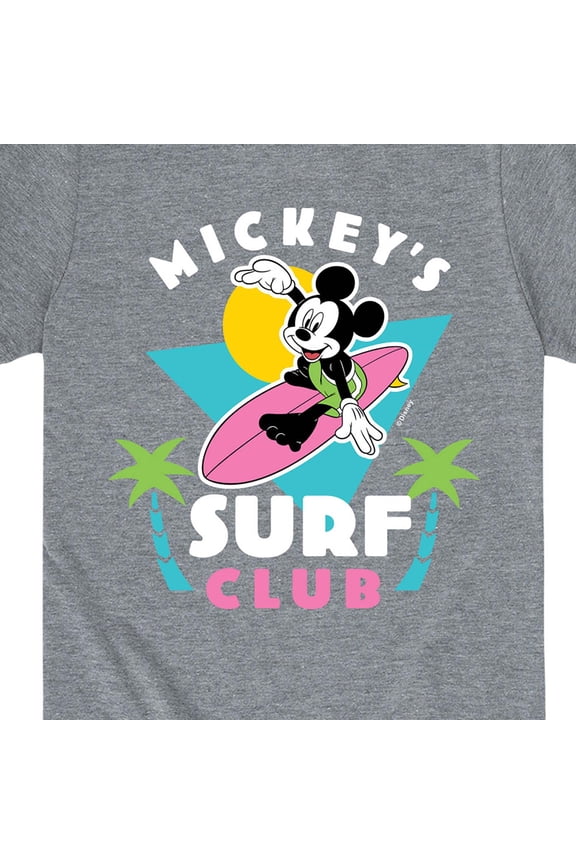 Mickey & Friends - Mickey's Surf Club - Toddler And Youth Short Sleeve Graphic T-Shirt