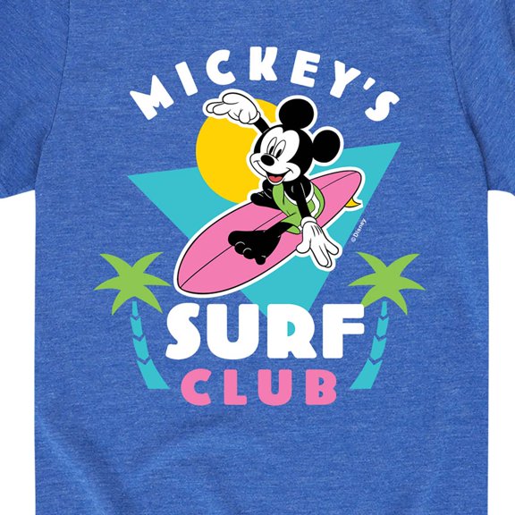 Mickey & Friends - Mickey's Surf Club - Toddler And Youth Short Sleeve Graphic T-Shirt