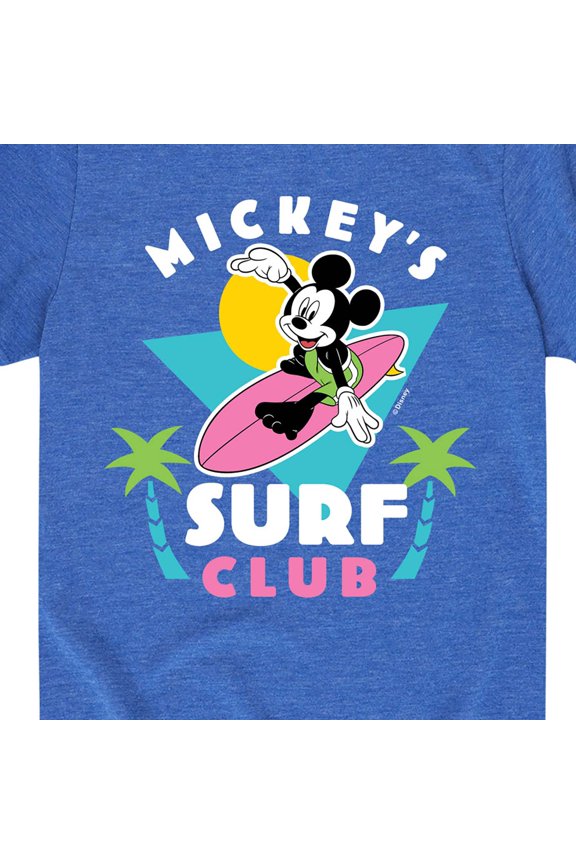 Mickey & Friends - Mickey's Surf Club - Toddler And Youth Short Sleeve Graphic T-Shirt