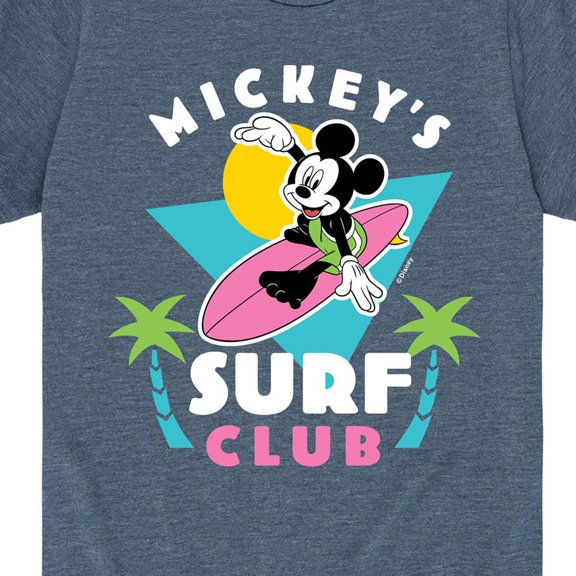 Mickey & Friends - Mickey's Surf Club - Toddler And Youth Short Sleeve Graphic T-Shirt