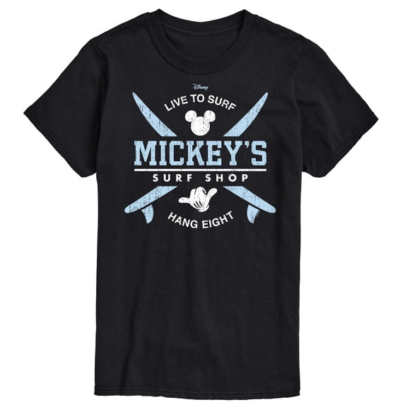 Disney - Mickey's Surf Shop Men's Short Sleeve Graphic T-Shirt