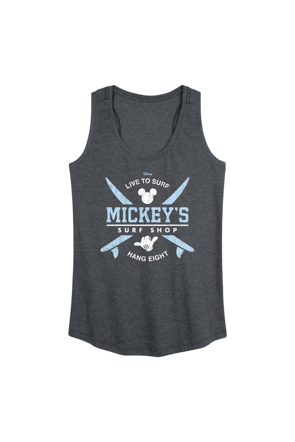Mickey & Friends - Mickey's Surf Shop - Women's Racerback Tank Top