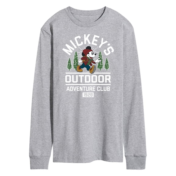 Mickey & Friends - Mickeys Outdoor Adventure Club - Men's Long Sleeve T-Shirt