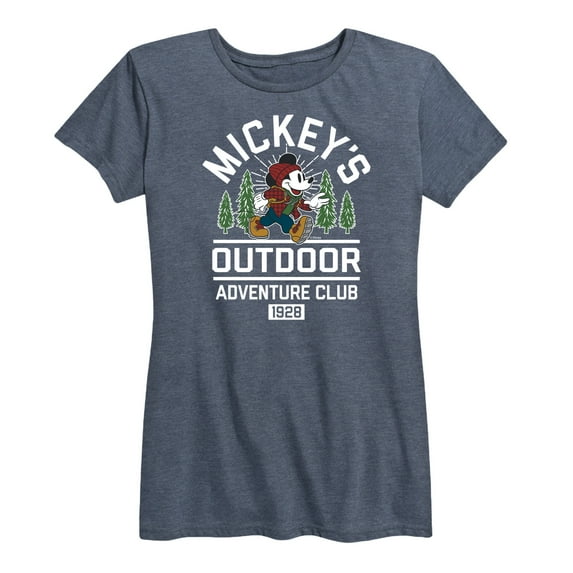 Mickey & Friends - Mickeys Outdoor Adventure Club - Women's Short Sleeve Graphic T-Shirt