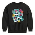 thumbnail image 1 of Mickey & Friends - Minnie Assorted Pics - Toddler And Youth Crewneck Fleece Sweatshirt, 1 of 5