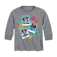 thumbnail image 1 of Mickey & Friends - Minnie Assorted Pics - Toddler And Youth Long Sleeve Graphic T-Shirt, 1 of 5