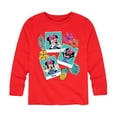 thumbnail image 1 of Mickey & Friends - Minnie Assorted Pics - Toddler And Youth Long Sleeve Graphic T-Shirt, 1 of 5