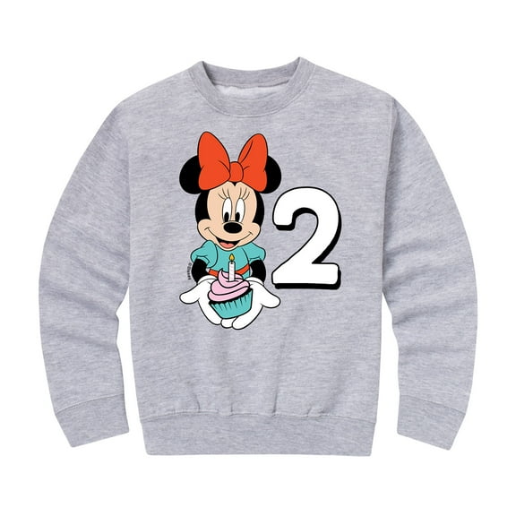 Mickey & Friends - Minnie Birthday 2 - Toddler And Youth Crewneck Fleece Sweatshirt