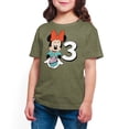 thumbnail image 1 of Mickey & Friends - Minnie Birthday 3  - Toddler And Youth Girls Short Sleeve Graphic T-Shirt, 1 of 1