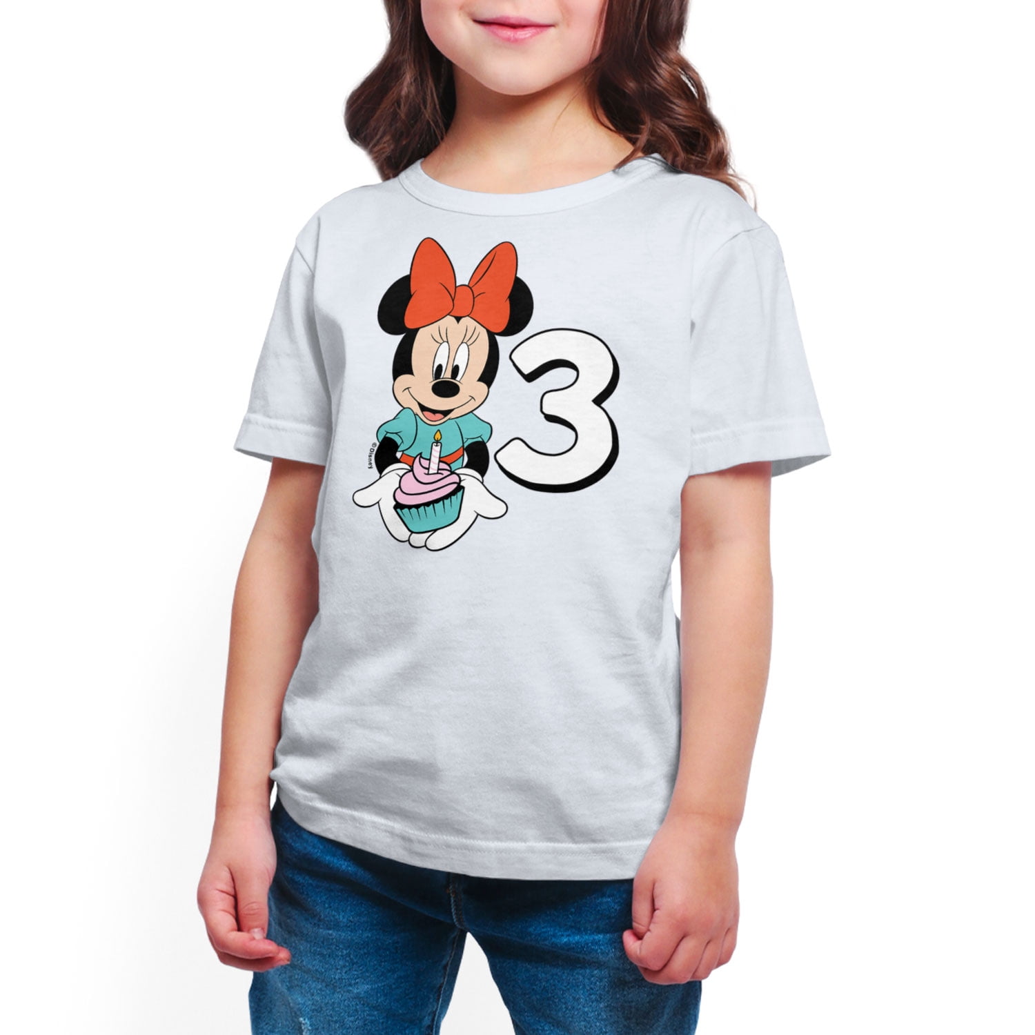 Mickey & Friends - Minnie Birthday 3 - Toddler And Youth Girls Short ...