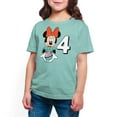 thumbnail image 1 of Mickey & Friends - Minnie Birthday 4  - Toddler And Youth Girls Short Sleeve Graphic T-Shirt, 1 of 1