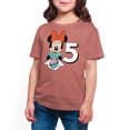 thumbnail image 1 of Mickey & Friends - Minnie Birthday 5  - Toddler And Youth Girls Short Sleeve Graphic T-Shirt, 1 of 1