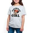 thumbnail image 1 of Mickey & Friends - Minnie Birthday Girl  - Toddler And Youth Girls Short Sleeve Graphic T-Shirt, 1 of 1