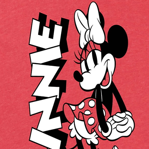 Mickey & Friends - Minnie Black And White - Women's Short Sleeve Graphic T-Shirt